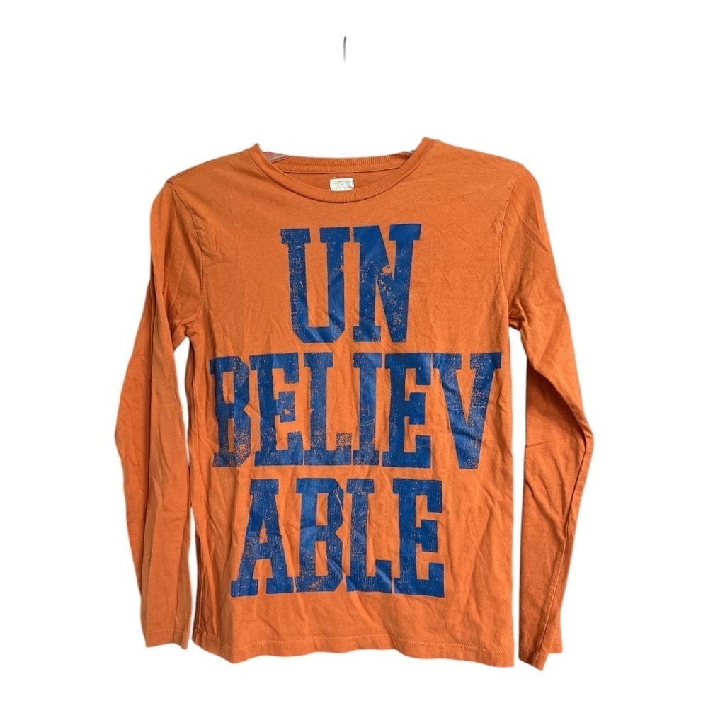 Crewcuts Boy’s “Unbelievable” Long Sleeve Tee, Sz 12